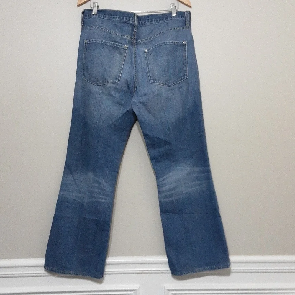 Paper denim and cloth jeans mens 34 buttons fly straight legs Y2k Casaual Loose